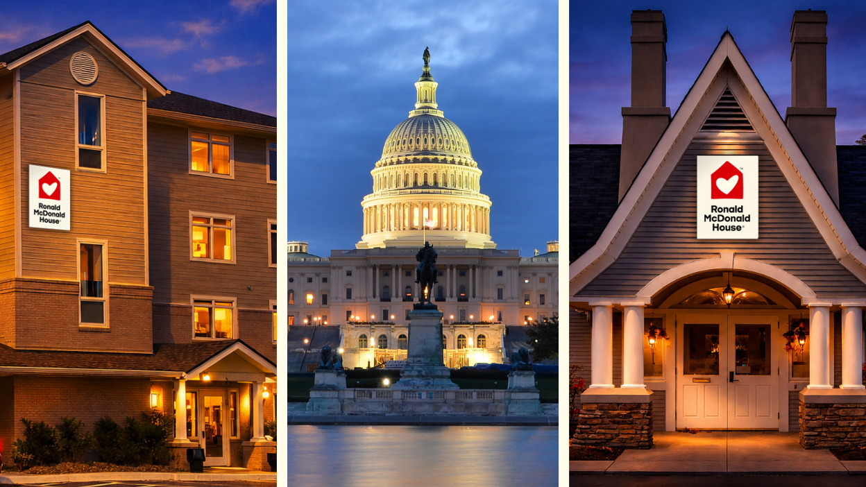 House Facades flanking Capital 2026 Logo 1