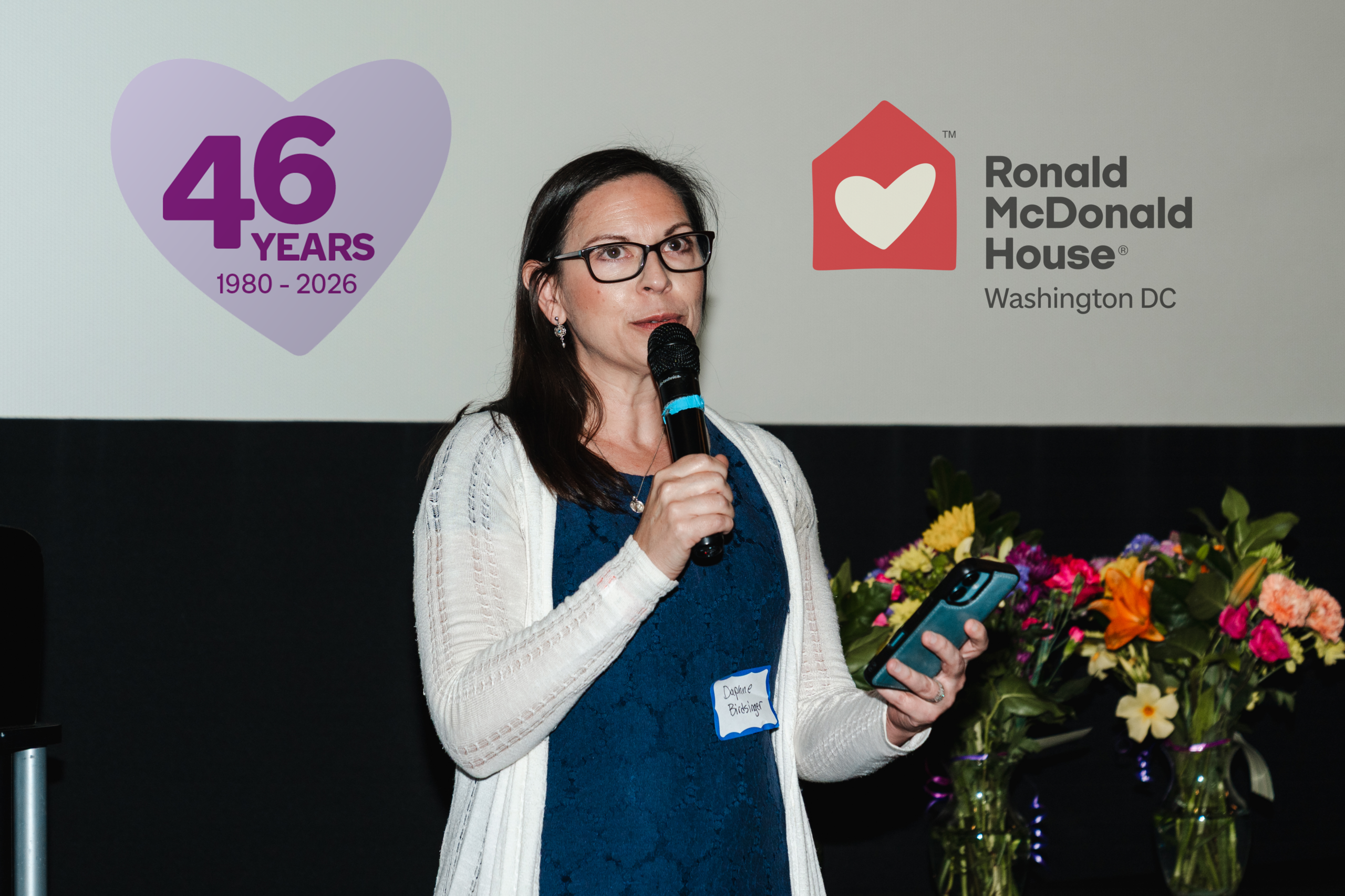 Daphne Birdsinger shares her family's journey and the lasting impact of Ronald McDonald House Washington DC during the chapter's 46th Anniversary Community Film Screening.