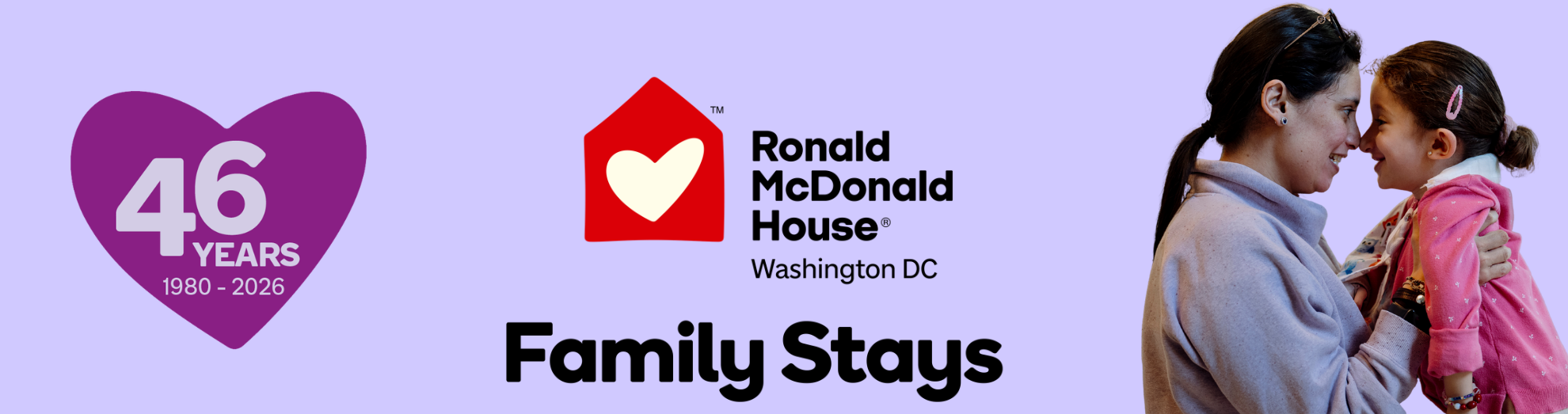 Ronald McDonald House Washington DC Family Stays brand launch